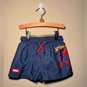 Zara boys 4-5T Spider-Man Marvel swim trunks